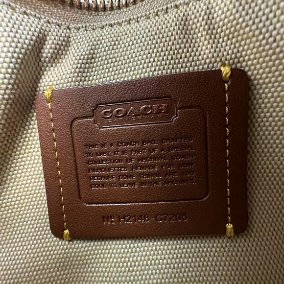 Coach Swinger Bag 20 With Quilting And Floral Bouquet Print New With Defects - Picture 8 of 9